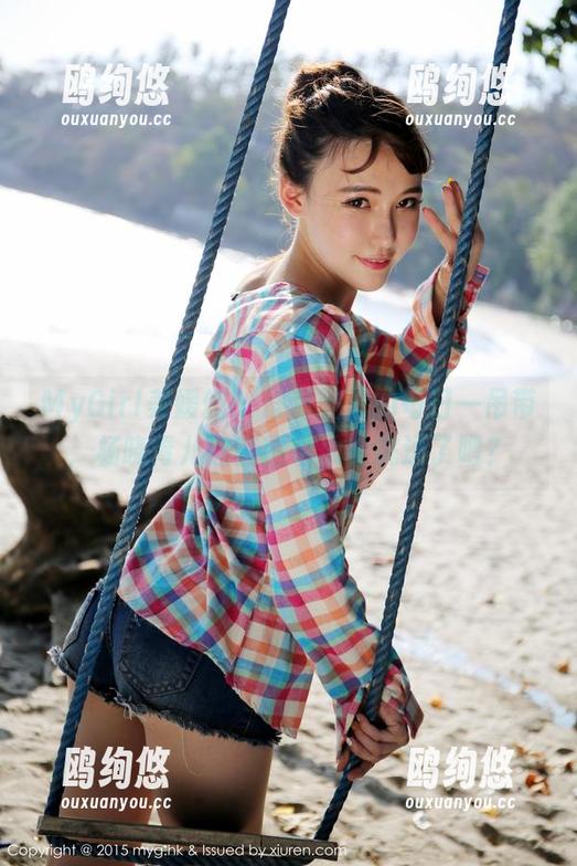 MyGirl美媛馆-杨晓青儿 MyGirl美媛馆 - 没有圣光的每日一吊带,杨晓青儿这套图也太会挑逗了吧?