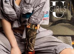 UGirls尤果网 - 体操服私拍，一点都不健身的萌琪琪，这个画风我喜欢！
