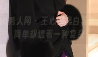 Xiuren秀人网 - 王心悦黑白写真，看似简单却透着一种复杂
