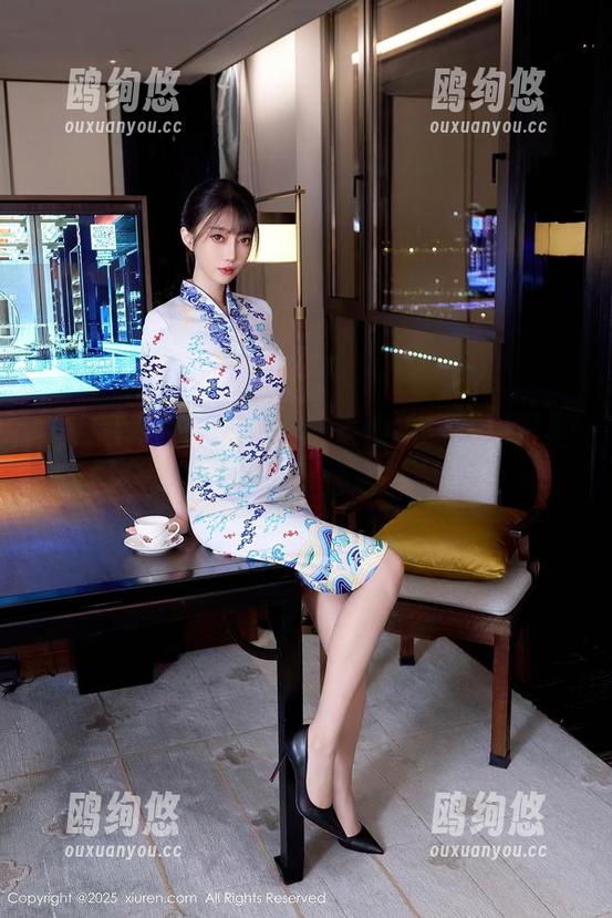 Xiuren秀人网 - 韩静安清纯风，原图里藏着多少小心机呢？