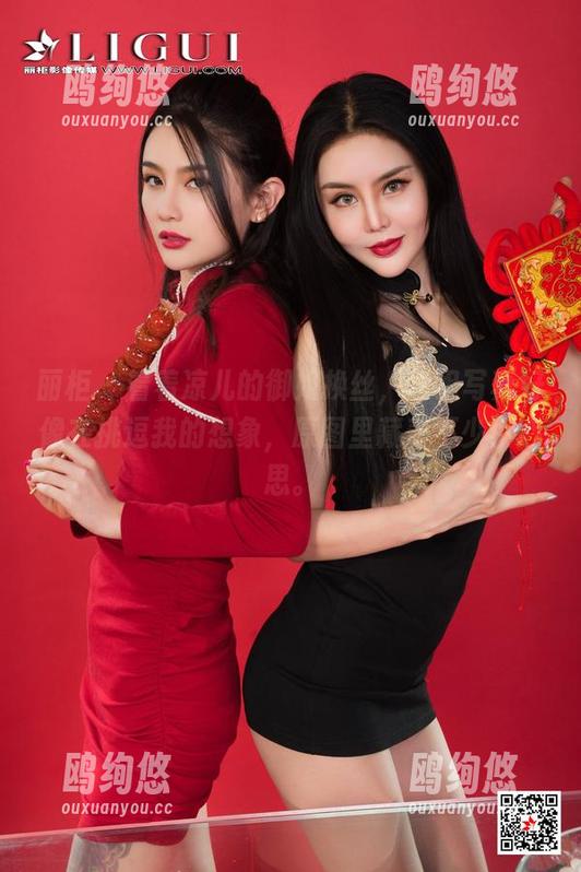 丽柜 - 看着凉儿的御姐换丝，这组写真好像在挑逗我的想象，原图里藏着不少小心思。