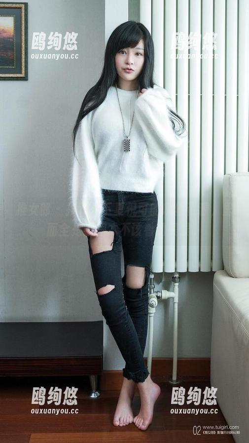 推女郎 - 推荐一下夏倪可的灰丝资源，里面全是我根本不该看的美景。