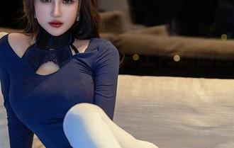 星颜社 - 精选！星冉穿上网袜的图包，有多少个眼神在流连呢？