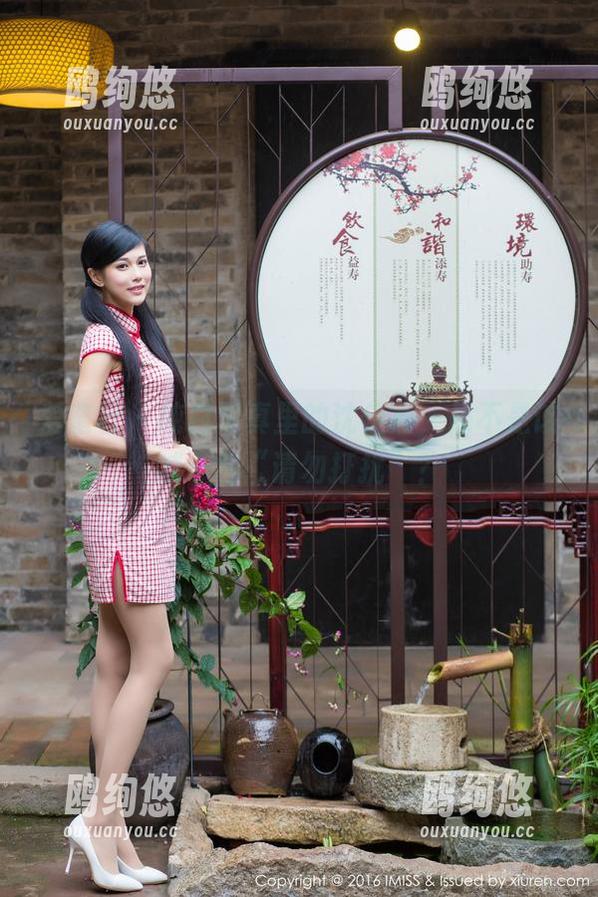 爱蜜社 - 纯白写真里的沈佳熹，是不是该喊一句“请勿打扰”？