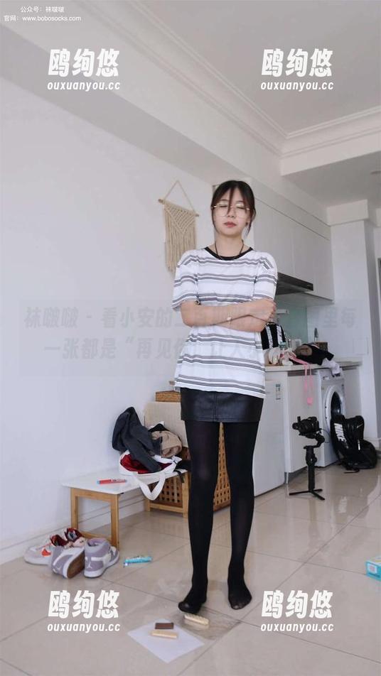 袜啵啵 - 看小安的二百期限定，套图里每一张都是“再见你，让人小心心”！